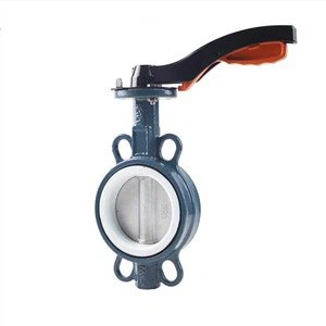 PTFE اصطف صمام الفراشة